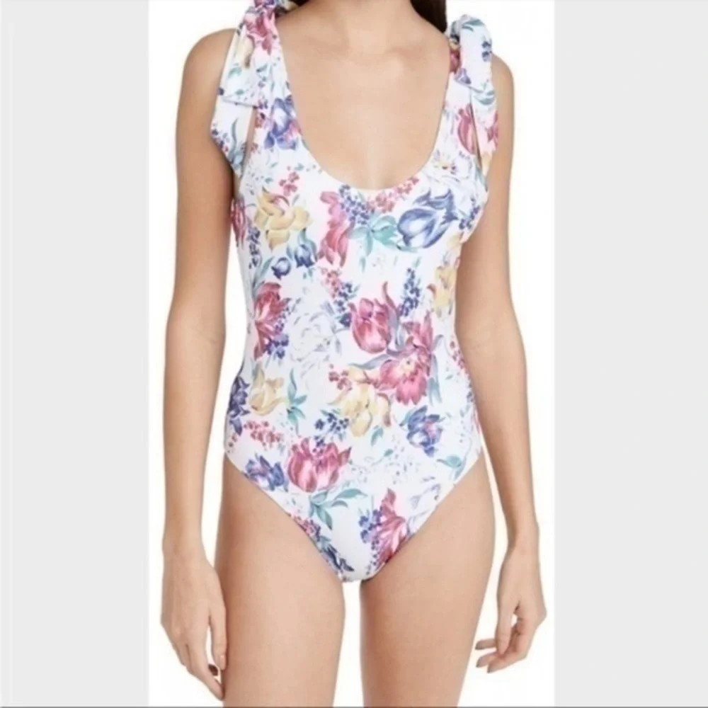 LoveShackFancy One Piece Swimsuit Posy Floral NWT